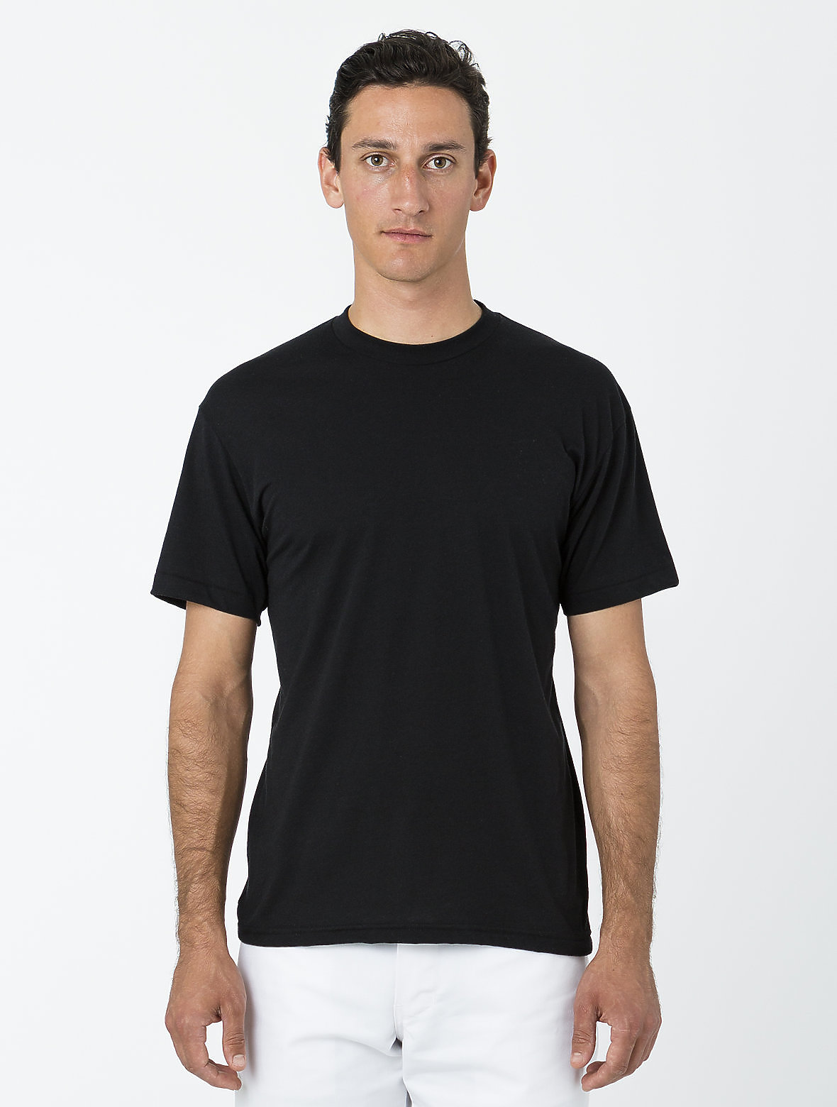 Poly-Cotton Crew Neck Tee | Budget-T-Shirt