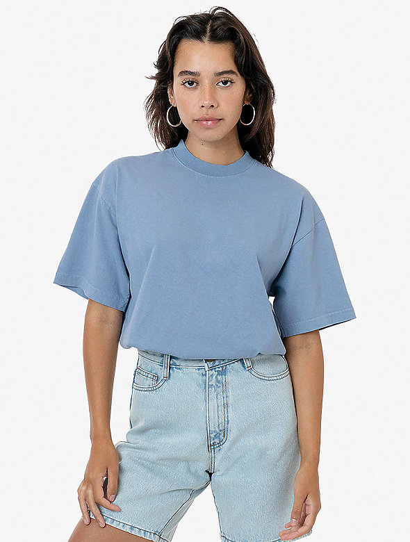 Garment Dye Crew Neck Tee | Budget-T-Shirt