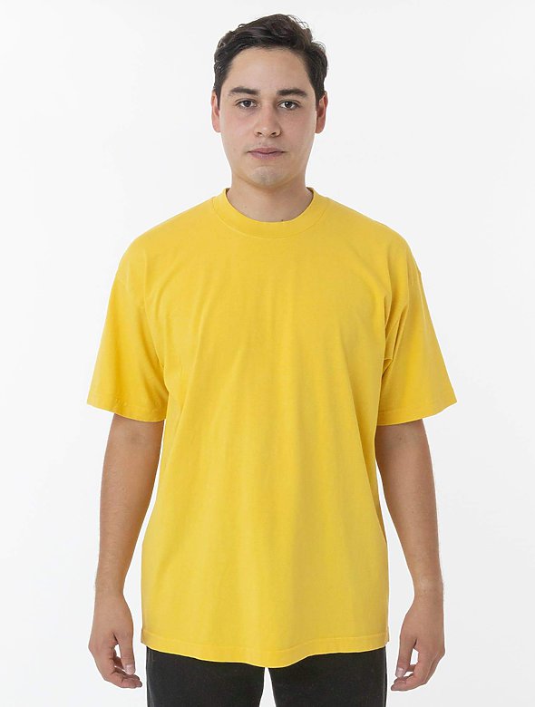 Garment Dye Crew Neck Tee | Budget-T-Shirt